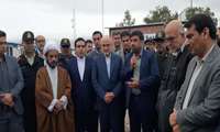 با حضور استاندار بوشهر عملیات اجرایی برق رسانی  به  اسکله عامری آغاز شد 